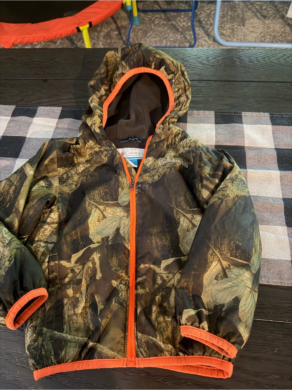 Kids unisex Columbia Camo Jacket 3t VGC